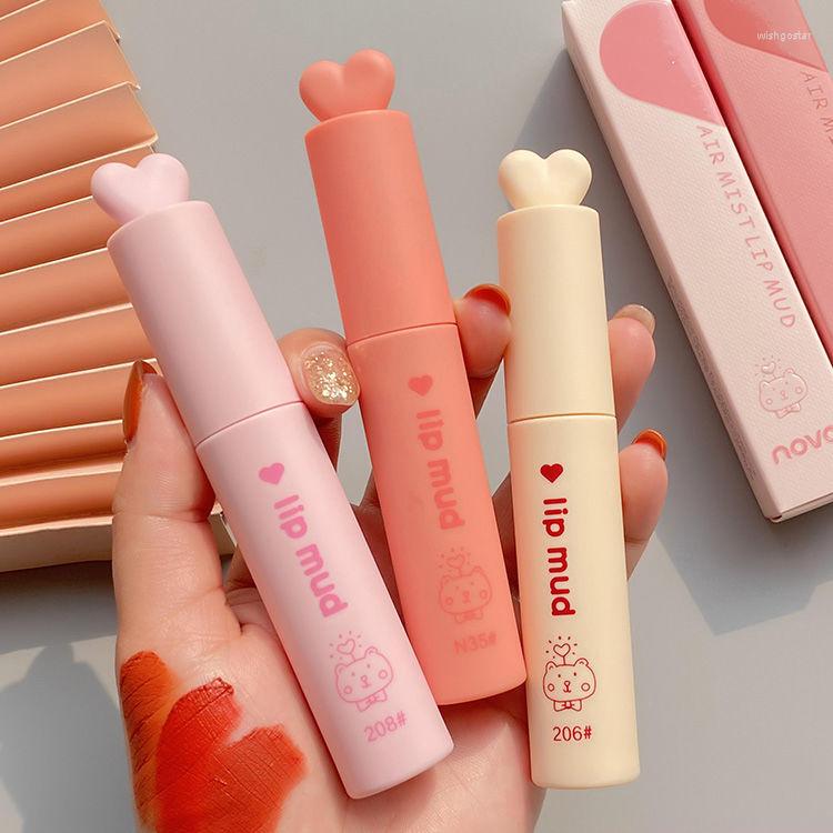 

Lip Gloss Heart-shaped Air Velvet Matte Plain Face Whitening Cheek Dual-use, 100