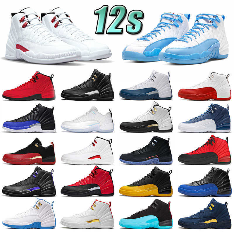 

12 12s XII Basketballs Shoes Hyper Royal Cherry Men Trainers Jumpman Sneakers Sports Utility Grind Royalty Dark Concord Flu Game Black Taxi, # 40-47