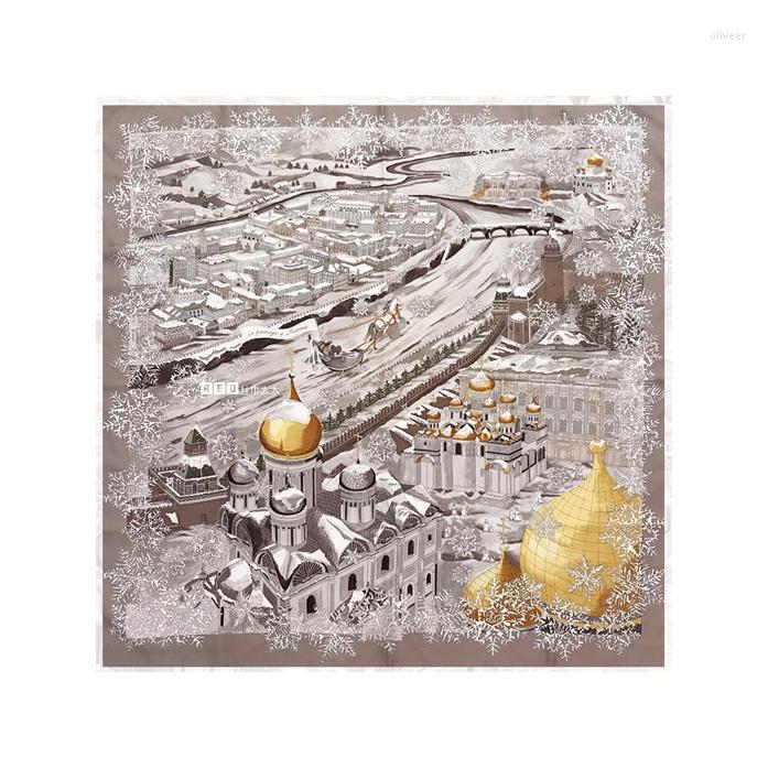 

Scarves Pure 100 Silk Scarf Hand Rolled Edges Twill 90 90cm Mulberry-Silk Top Bandana With Hand-rolled
