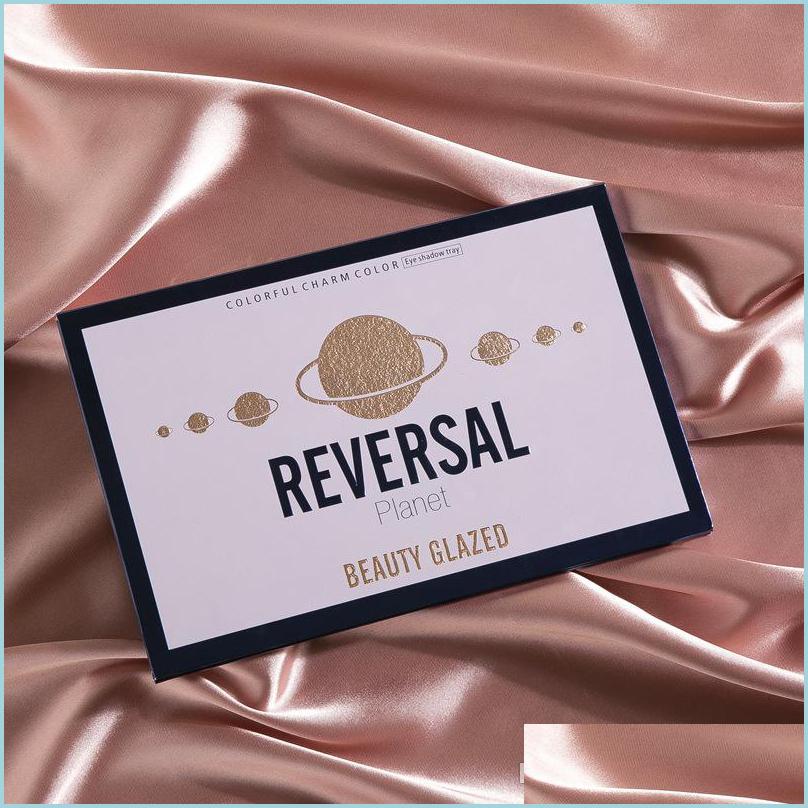 

Eye Shadow Makeup Beauty Glazed Eye Shadow Palette Reversal Planet 40 Colors Eyeshadow Glitter Shimmer Matte Brand Drop Delivery Heal Dhd8V, Multi