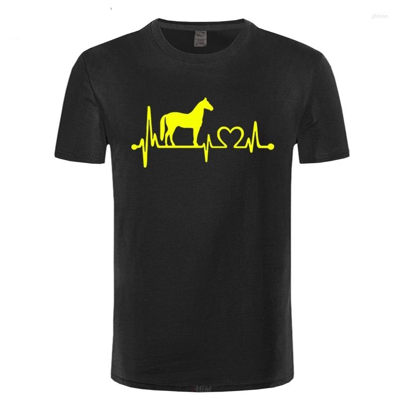 

Men' T Shirts Horse Heartbeat Line Print Men Tshirt Cotton Casual Funny Shirt For Lady Top Tee Hipster Tumblr Drop Ship, 22
