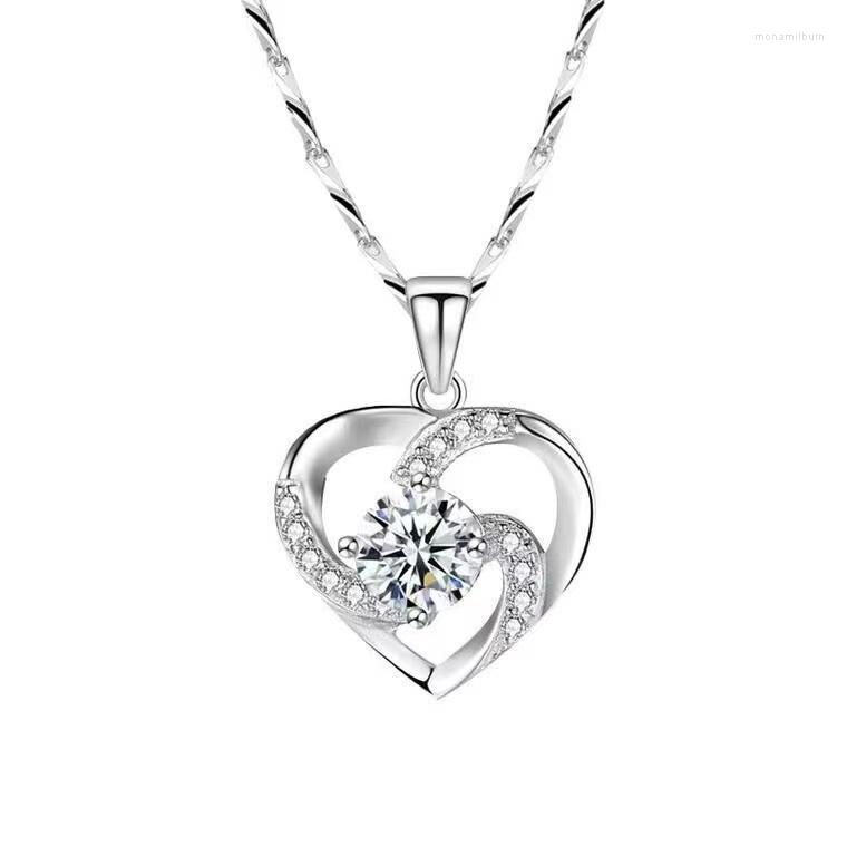 

Chains Jewelry Eternal Heart Pendant Clavicle Chain Simple Fashion Accessories