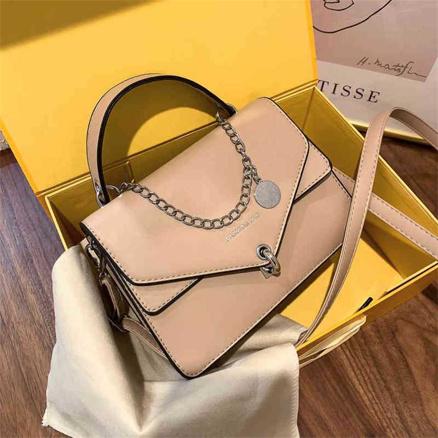 

Bags Bag Women's 2022 new simple messenger bag style texture portable small square popular sling single shoulder diagonal Purses, White