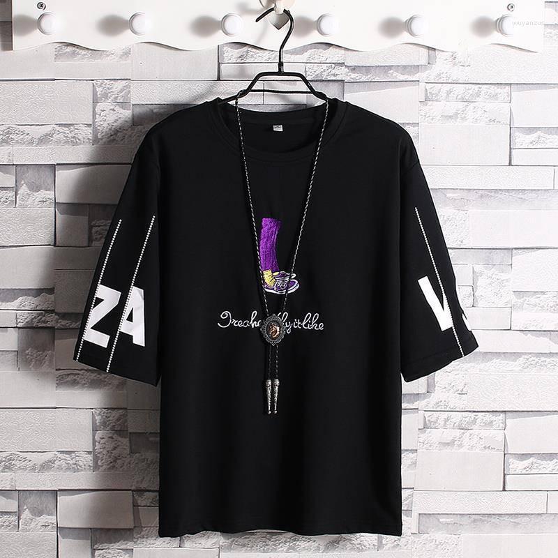 

Men's T Shirts 2022 Graffiti Print Casual Tee Tops Summer Men Hip Hop Short Sleeve Streetwear Fashion Harajuku Male Tshirts