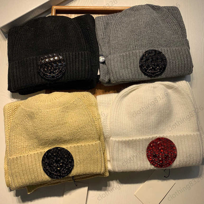 

Luxury Fashion Brand Caps Men Women Hat Scarf Sets Warm Hats Scarves Accessories Casual letter 2023