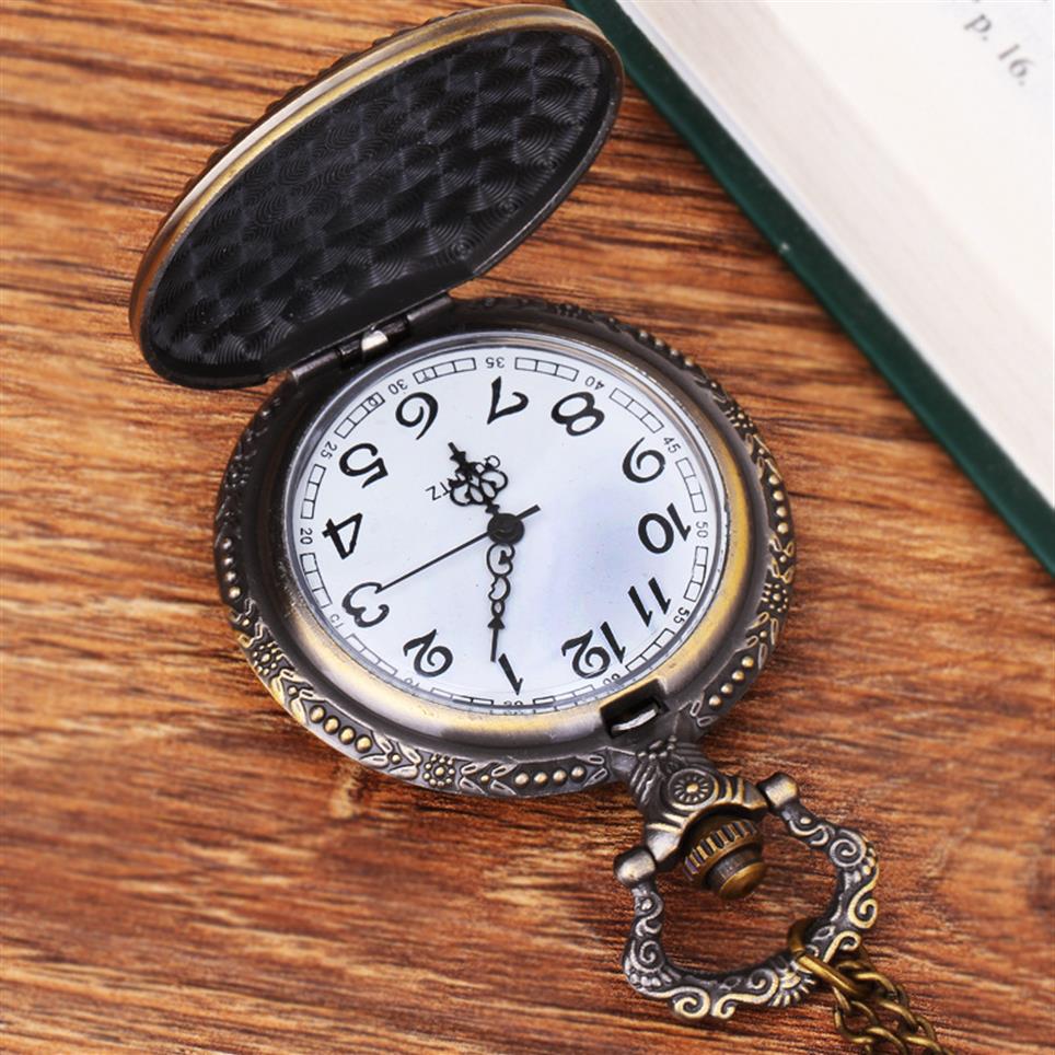 

The Nightmare Before Christmas Pocket Watch Jack Skellington Skull Skeleton Retro Pendant Chain Necklace Watches Antique Watch281z, Bronze