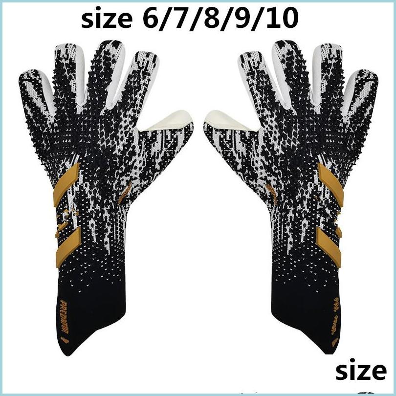 

Sports Gloves 2022 Goalkeeper Gloves Finger Protection Professional Men Football Adts Kids Thicker Goalie Soccer Glove Drop Delivery Dhlcj, Cream