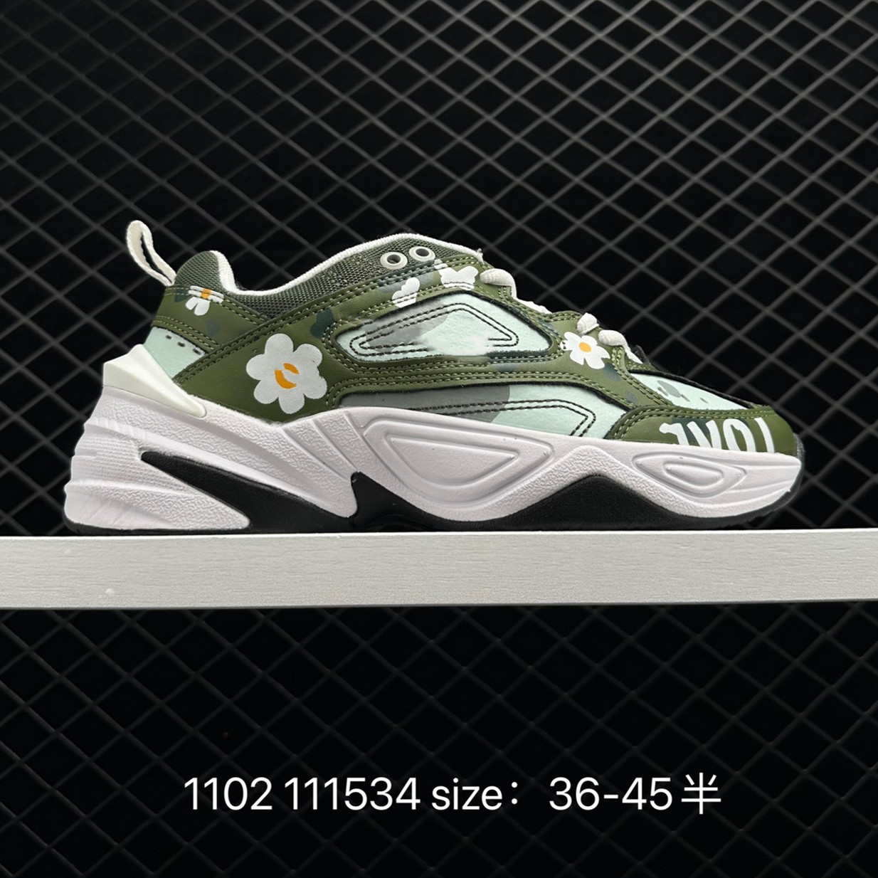 

Floral Flowers Print NEW M2K Tekno Shoes Women Men Dad Shoe Sports Ru Shoes Off Top quality Women Mens Designer Zapatillas White Pink Green Fashion Trainers Sneakers, 1115342