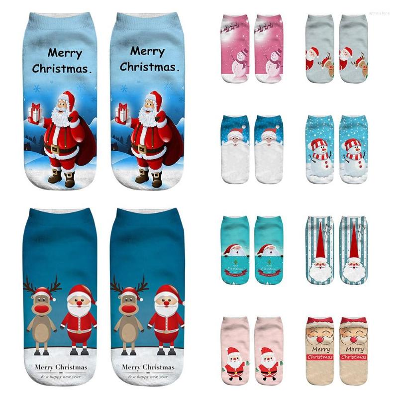 

Men's Socks Unisex Christmas Funny 3D Fashion Printed Casual Cute Low Cut Ankle Winter For Women