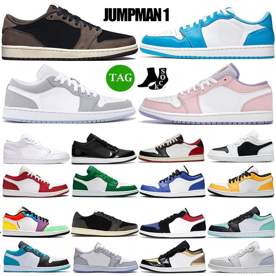 

Basketball Shoes 1s Mens Trainers Womens Shoe Travis Reverse Dark Mocha Coral Inside Out Bred Toe White Camo Unc Wolf Grey Jumpman 1 Low 1S Woman Man, 21