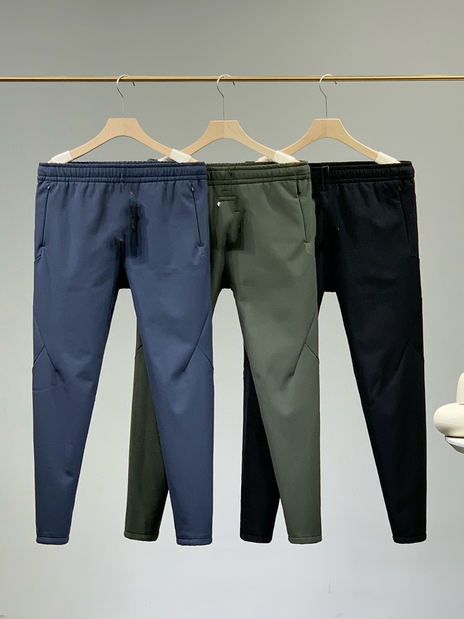 

Men's Pants The strongest soft shell plush Europe in the autumn and winter of 2022, Green