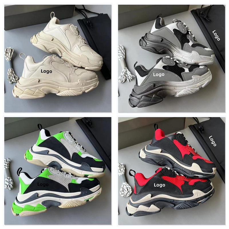 

Men's and Women's Sneakers Multi Color Daddy Shoes Fitness Climbing Luxury Design Running Fitness 2023 New, Shoe box