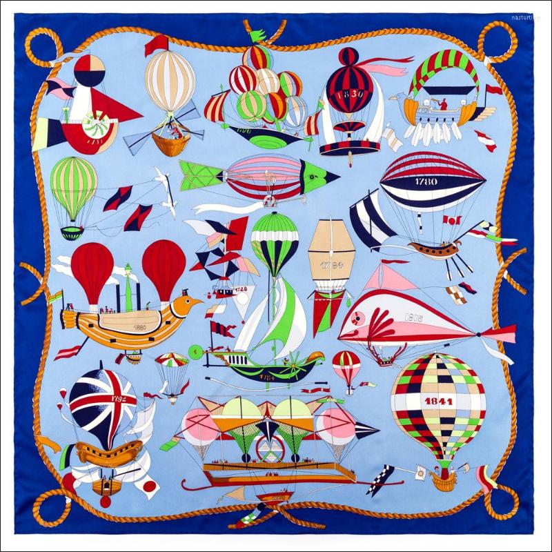 

Scarves 90cm Square Silk Twill Scarf Hand Rolled Designer Scarfs Brand Hem Rolling Women Vintage Print Bandanas Shawls