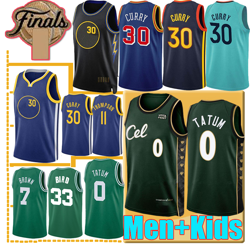 

Curry Tatum City Edition Basketball Jersey Jayson Klay Thompson Stephen Larry Bird Jaylen Brown Marcus Smart James Wiseman Jerseys 0 30 11 men kids retro vest, Yongshi