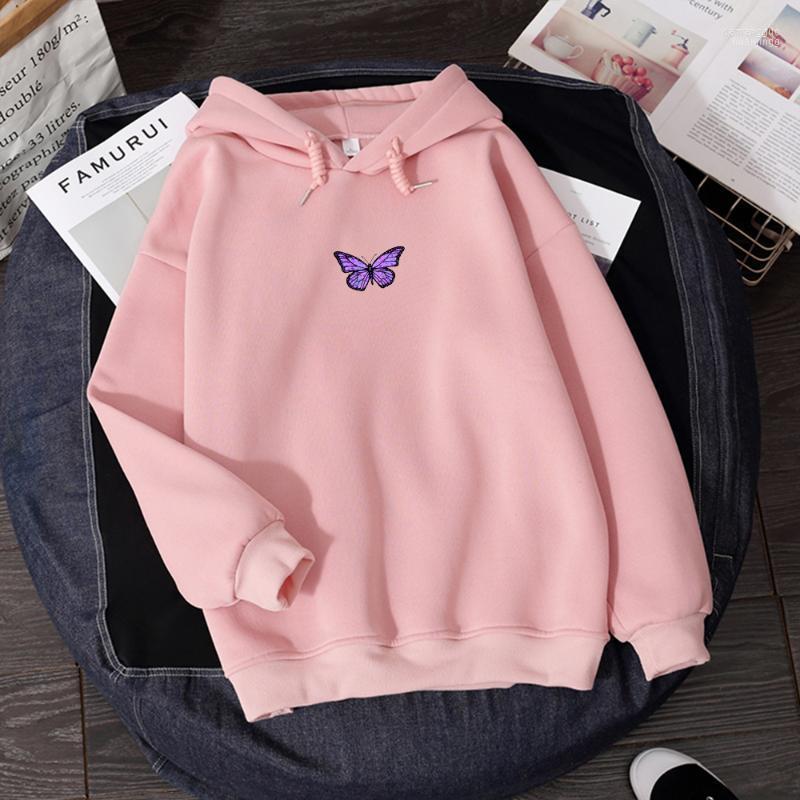 

Women' Hoodies Women' & Sweatshirts Women Butterfly Oversized Hoodie Top Kpop Hiphop Sweatshirt Literary Vintage Hooded Pullovers, White sweatshirt
