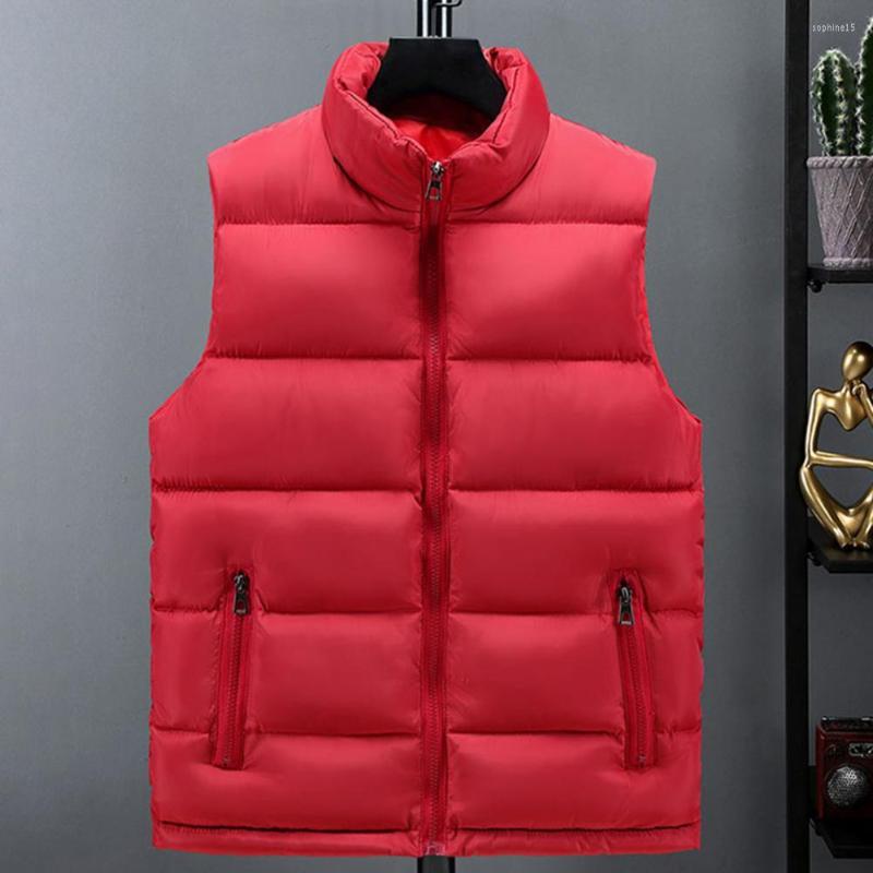 

Men's Vests Trendy Men Vest Male Washable Warm Thick Wear-resistant Coat For Daily Wear, Blue