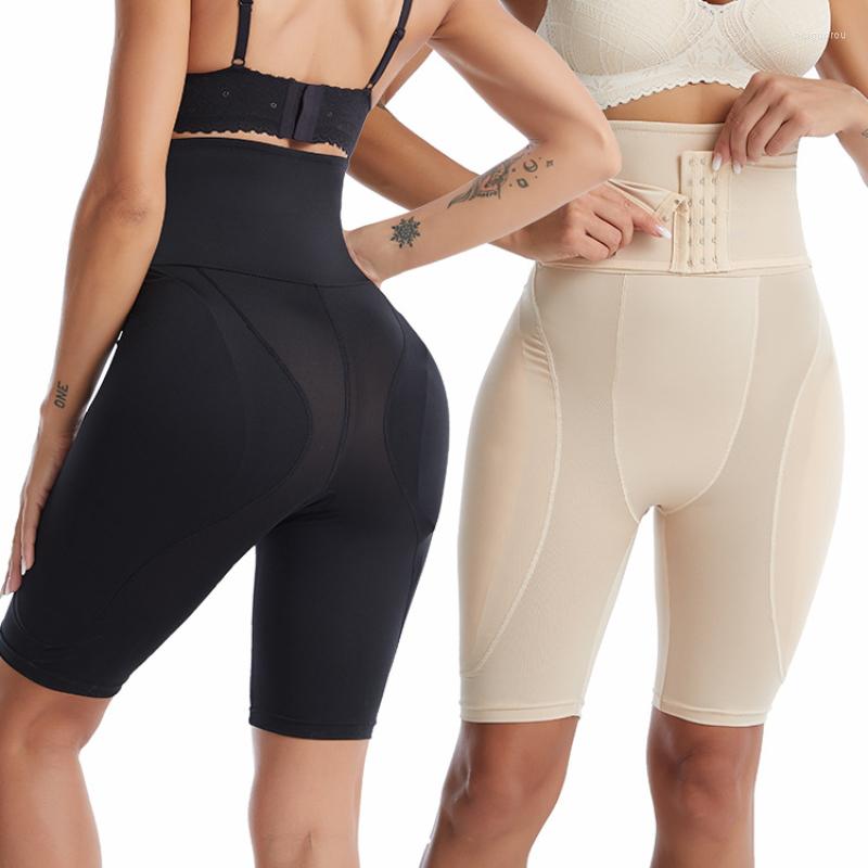 

Women' Shapers Women Slimming Body Shaper Panties Plump Hip Pad BuLifter High Waist Trainer Cincher Panty Tummy Control Corset Shapewear, Black