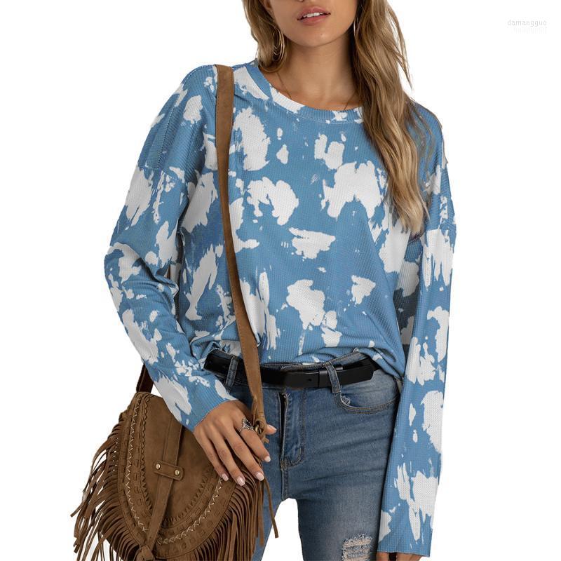 

Women' Hoodies Women Sweatshirt 2022 Pullover Casual Loose Long Sleeve Winter Autumn Tie-dye Print Ladies Top Women' & Sweatshirts, Black