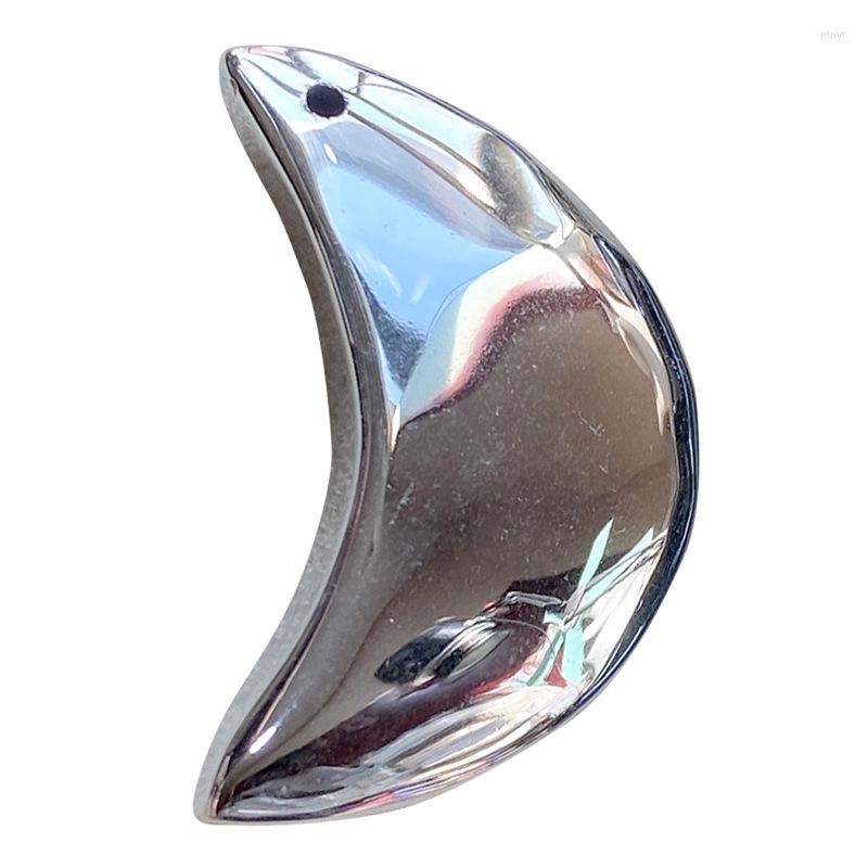 

Pendant Necklaces Wholesale Terahertz Natural Stone Pendants Moon Goddess Necklace Energy Ore Polysilicon Crystal Fashion Jewelry