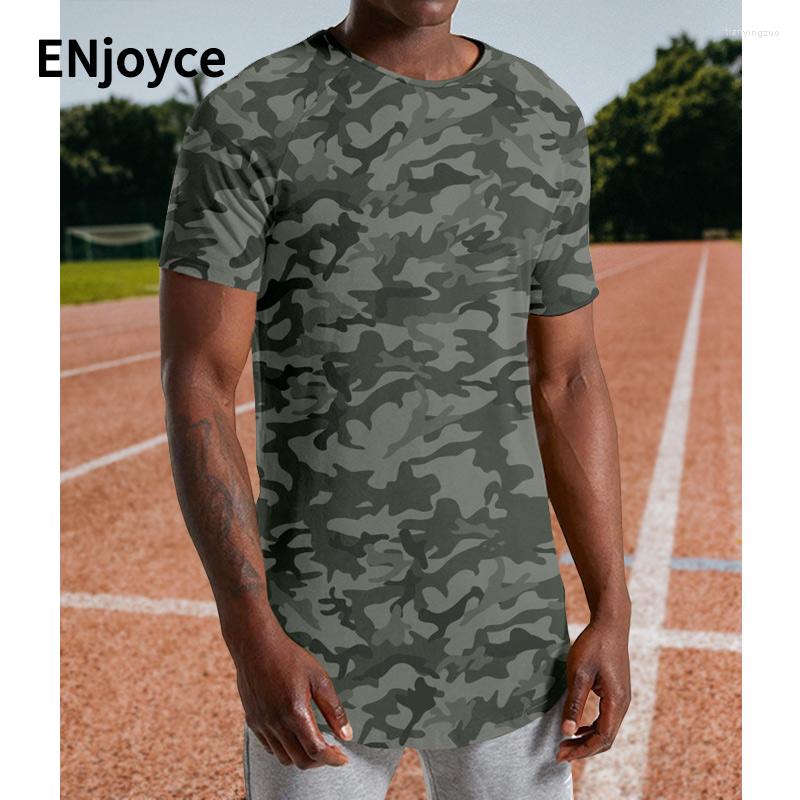 

Men' T Shirts Men Street Style Camouflage Print Short Sleeve T-Shirt Male Casual Cotton Pullover Tee Simple Tshirt Gym Fitness Running, Green