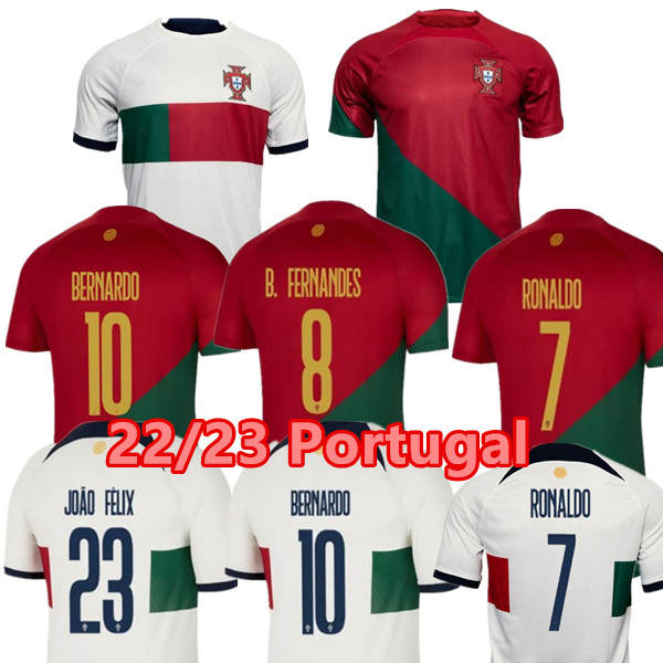 

22/23 PortuguesaS Fsan Player soccer jerseys Maillot Foot JOAO FELIX RUBEN NEVES BRUNO FERNANDES DIEGO J. OTAVIO 2022 2023 PortugueseS football shirt, Ivory