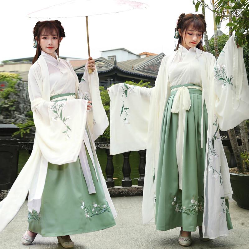 

Stage Wear Traditional Dance Chinese Costume Hanfu Dress Embroidery Tang Dynasty Fairy Princess Ancient Dancewear Performance Clothing, Picture shown