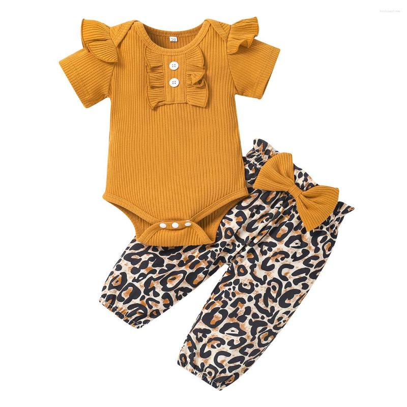 

Clothing Sets Summer Baby Girl Clothes 9 To 12 Months Solid Color Rompers Tops And Floral Pants Two Piece Born Outfit Kids Tracksuits, Purple