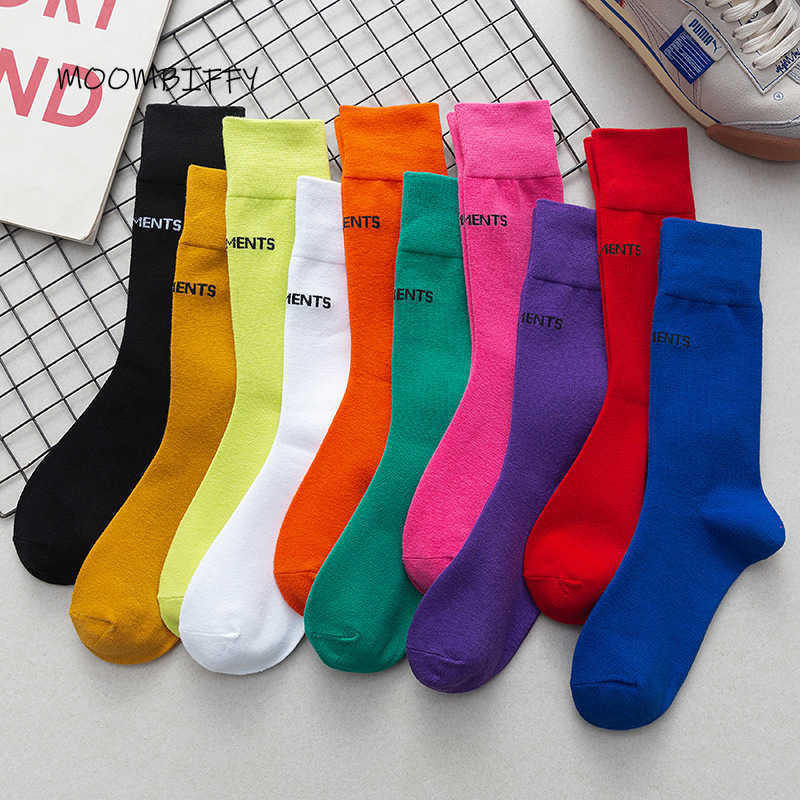 

Socks Hosiery Rose Red Socks Women Harajuku Indie Pop Middle Tube Colors Sock Korean bet Sport Cotton Skater Breathable Socks Calcetines T221102, White
