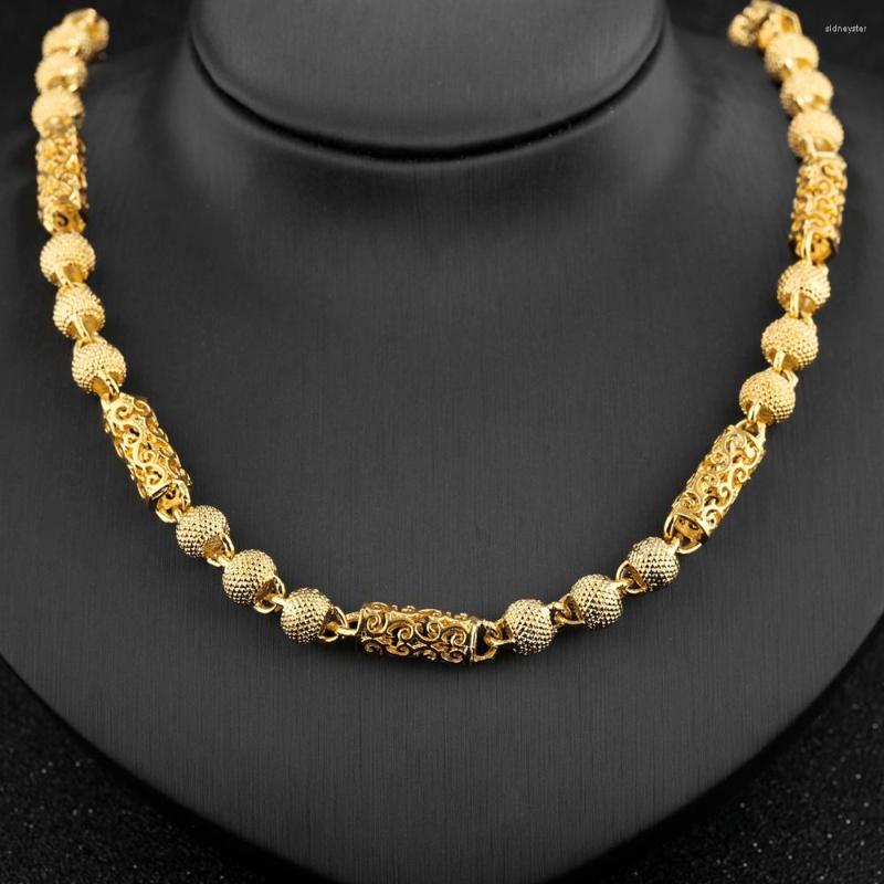 

Chains Coarse Domineering Men Necklace Yellow Gold Filled Hip Hop Fashion Mens Chain Jewelry