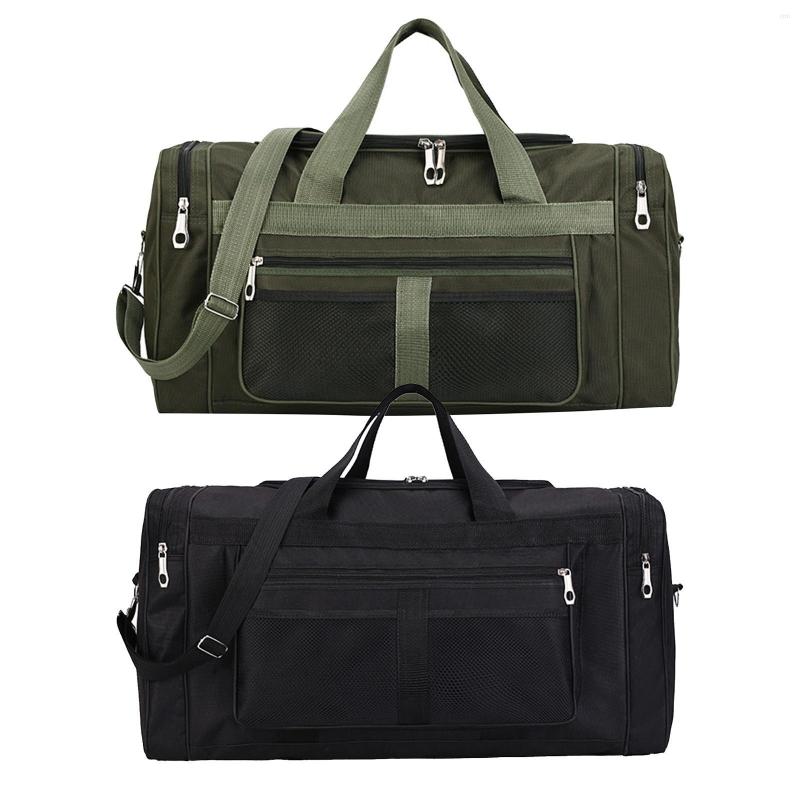 

Duffel Bags Weekender Bag Handbag Organizer Storage Adjustable Strap Luggage Tote Travel For Golf Swimming Laptop Trip Toiletry, Black
