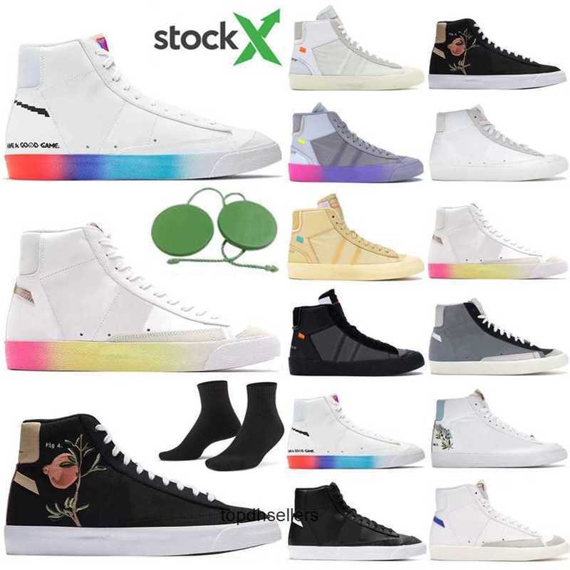 

off the ten blazer mid 77 running shoes for women men white black all hallows eve grim reaper grey serena wolf sneakers jumbo low gold navy, # 16