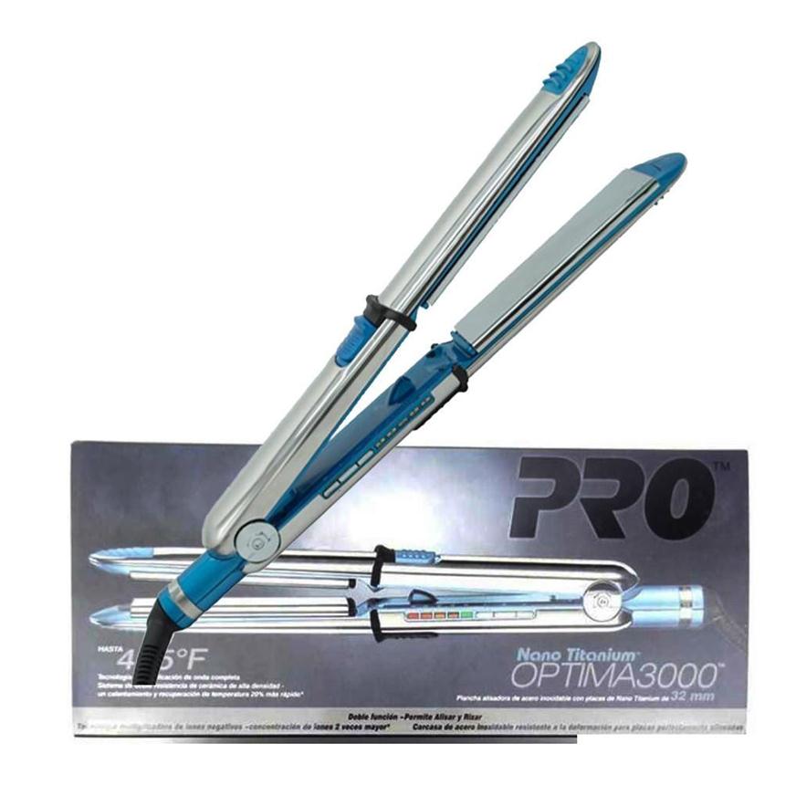 

Hair Straighteners Epack Fast Hair Pro Nano Titanium Flat Iron Ionic Straightener Na-No Optima3000 1 25 Inch 1-1 4 Drop Delivery 202 D219x