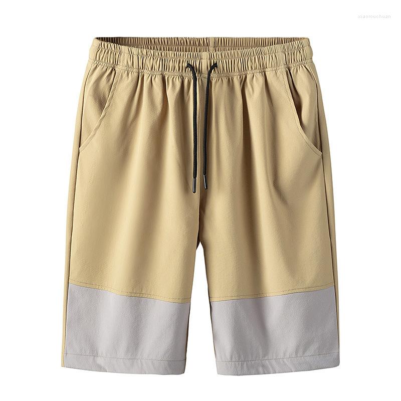 

Men's Shorts Streetwear Men Summer 2022 Clothing Casual Elastic Waist Short Pants For Sport Breathable With Pocket, Black gy