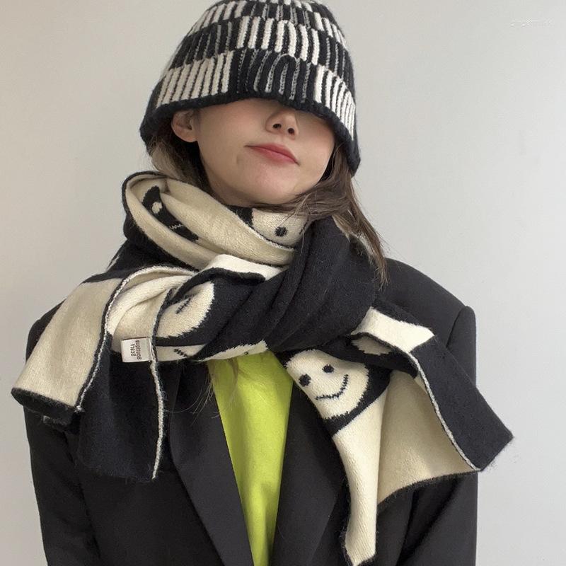 

Scarves Luxury Outdoor Women Winter Scarf Long Wraps Imitation Cashmere Double-sided Thick Female Warm Shawl D496