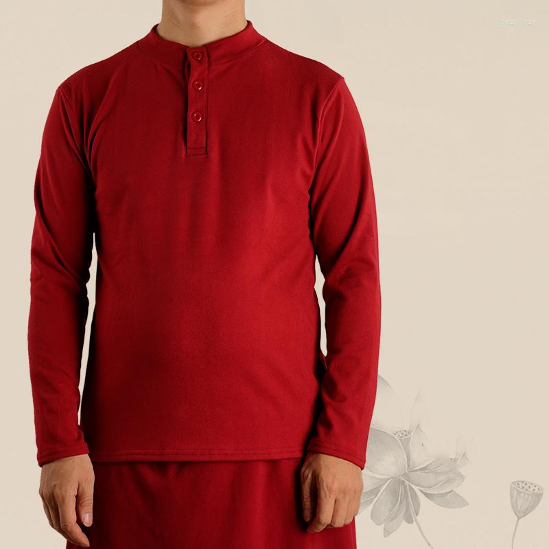 

Ethnic Clothing Lama Clothes Monk Plush Long Sleeved Thickened Bottomed In Autumn And Winter