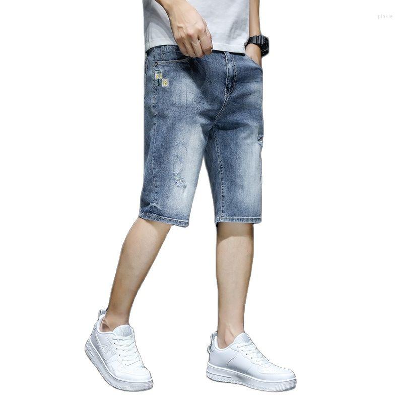 

Men's Shorts Men's Casual Bull-puncher Knickers Male Easy Straight Summer Thin Section 7 Minutes Of Pants Popula, Pink