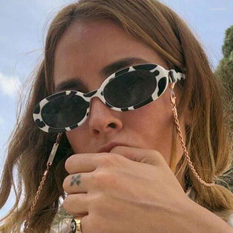 

Sunglasses 1 PC Retro For Women Small Oval Frame Sun Glasses Fashion Shades Polarized Eyewear UV400