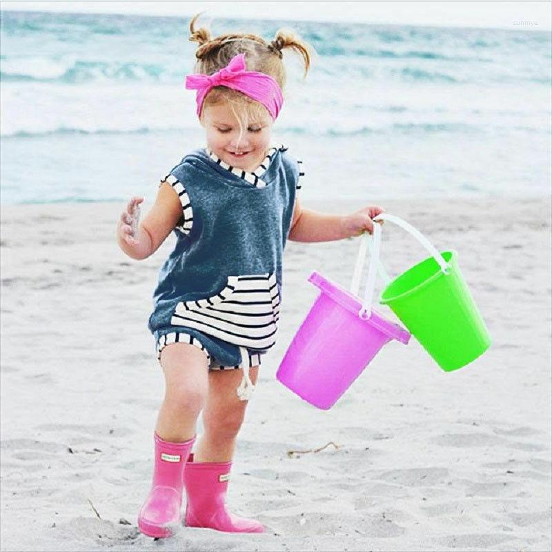 

Clothing Sets 2pcs Summer Toddler Kids Baby Boys Girls Cute Outfits Set Sleeveelss Hooded T-shirt Tops Pants Adorable Outfit, Blue