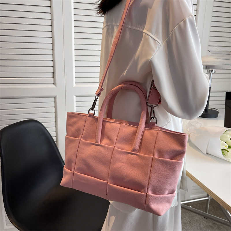 

Shopping Bags handBags Women's tote Bag Texture Woven Tote Bag Women's Canvas Large Capacity Portable Single Shoulder Messenger Bag 220909, Blue