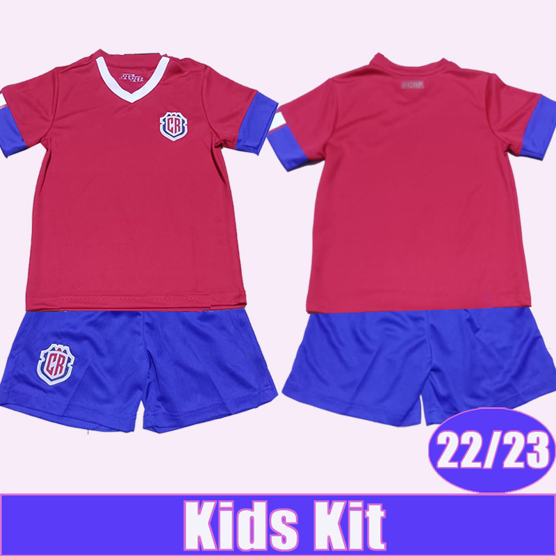 

22 23 Costa Rica Kids Kit Soccer Jerseys National Team J.CAMPBELL BRYAN A.CONTRERAS G.TORRES BORGES C Home Football Shirts Child Suit Uniform, Tz10528 22 23 home no socks