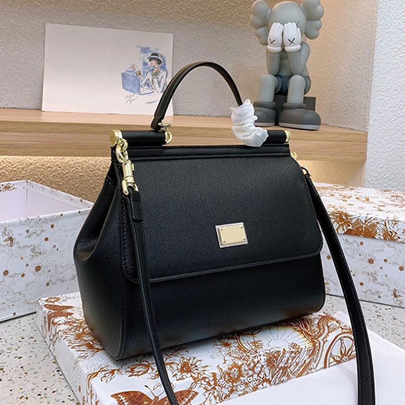 

Women Handbag Flap Cross Body Bags Genuine Leather Bag For Lady Tote Handbags Fashion Hardware Letter Interior Zip Pocket Removable Shoulder Strap, Just box