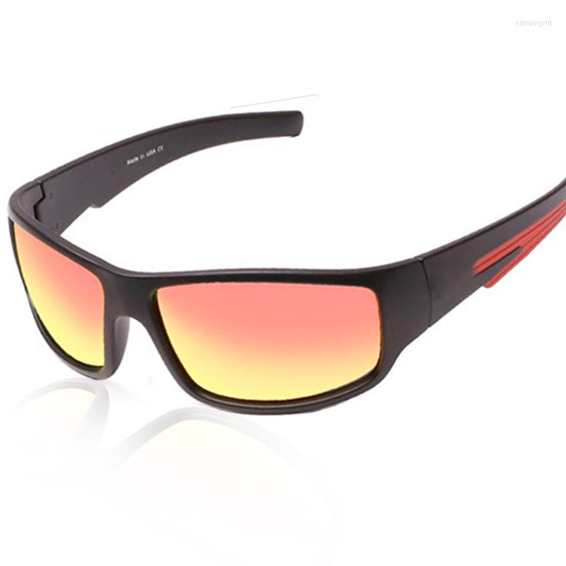 

Sunglasses Men TR90 Sport For Vintage Square Male Mirror Driving Goggle Gafas UV400