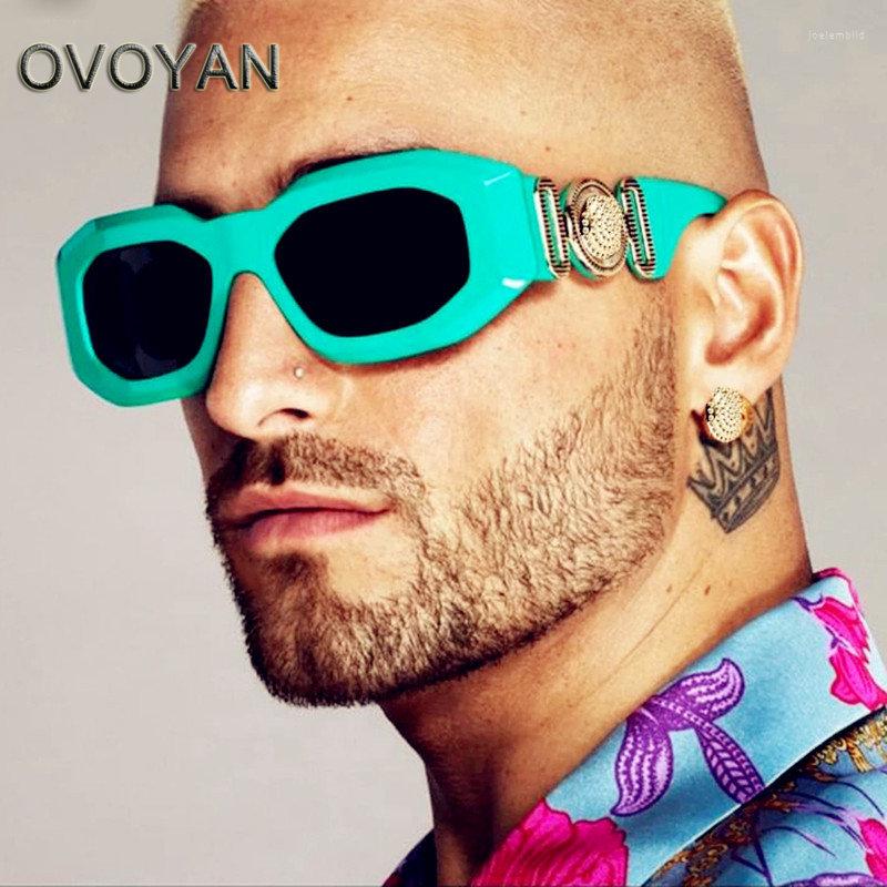 

Sunglasses OVOYAN 2022 Luxury Men Brand Designer Glasses Personality Oversized Eyewear Women/Men Punk Gafas De Sol Hombre Uv400