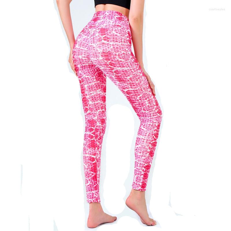 

Active Pants High Waist Women Yoga Leggings Seamless Gym Workout Fitness Printed Running Compression Tights Sportswear, Color a