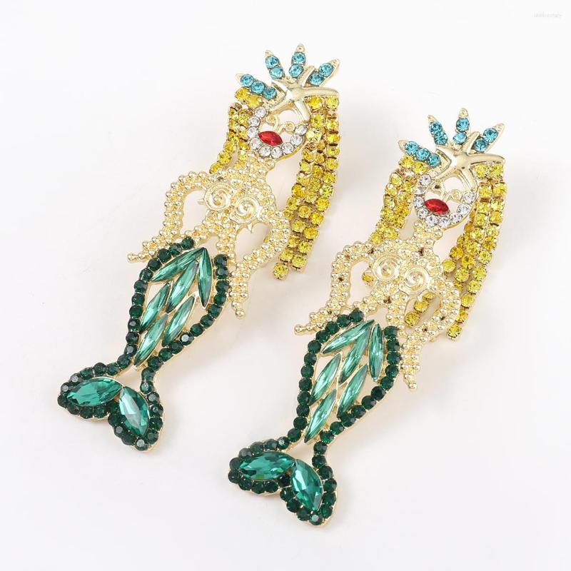 

Dangle Earrings 2022 Metal Acrylic Mermaid Women's Creative Party Jewelry Accessories