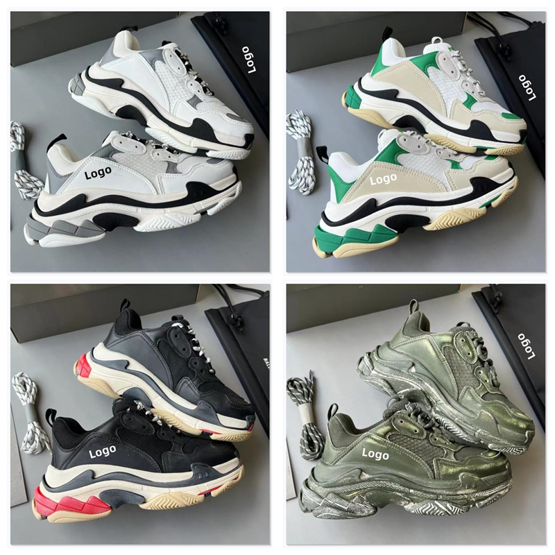 

Lace Up Women Casual Sneakers Mixed Color Real Leather Design Platform Women Daddy Shoes Autumn Thick Sole Trainers, Shoe box