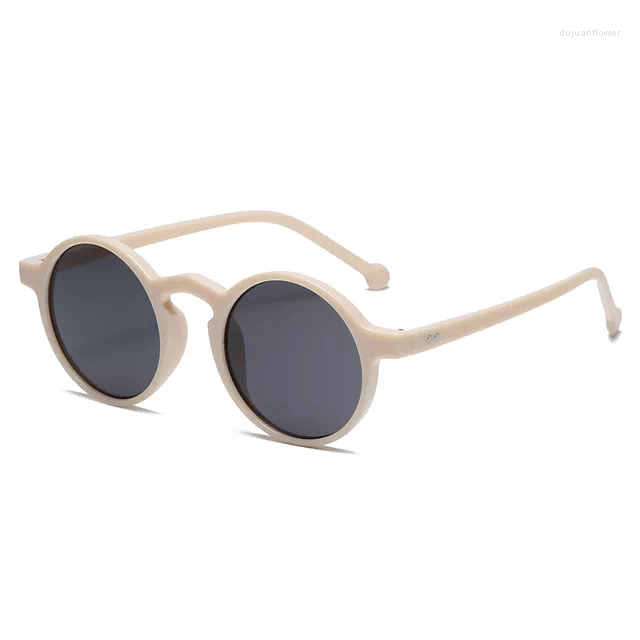

Sunglasses 2022 Vintage Round Women Brand Designer Classic Retro Small Frame Sun Glasses Lady Black Driving Eyewear Korean Style