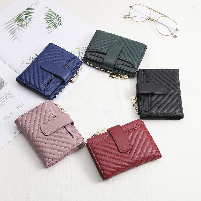 

Wallets SIKU Genuine Leather Wallet Female Case Fashion Sheepskin Purse, Black