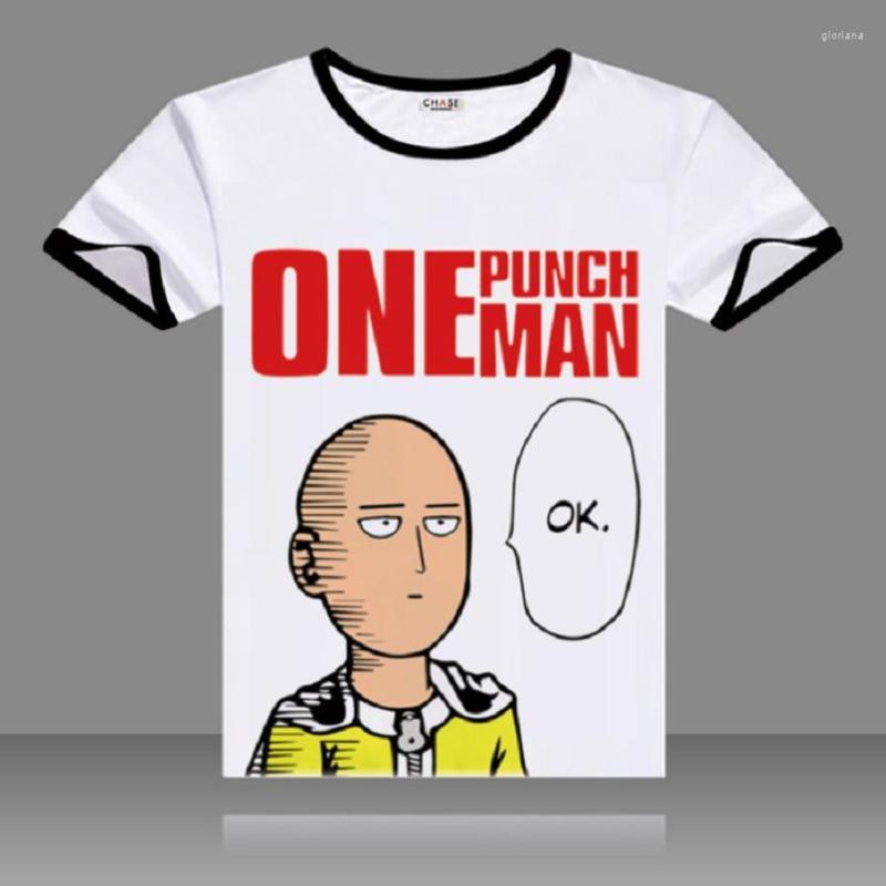 

Men' T Shirts Unisex ONE PUNCH-MAN Saitama Cotton Short T-shirt Tees Shirt, 12