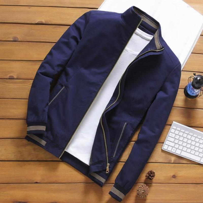 

Men's Vests Trendy Casual Jacket Slim Pockets Breathable Ribbed Cuff Stand Collar Coat, Black